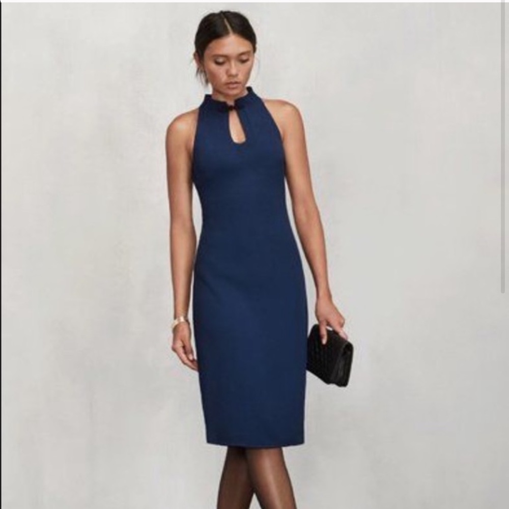 Reformation Fei Dress in Peacock